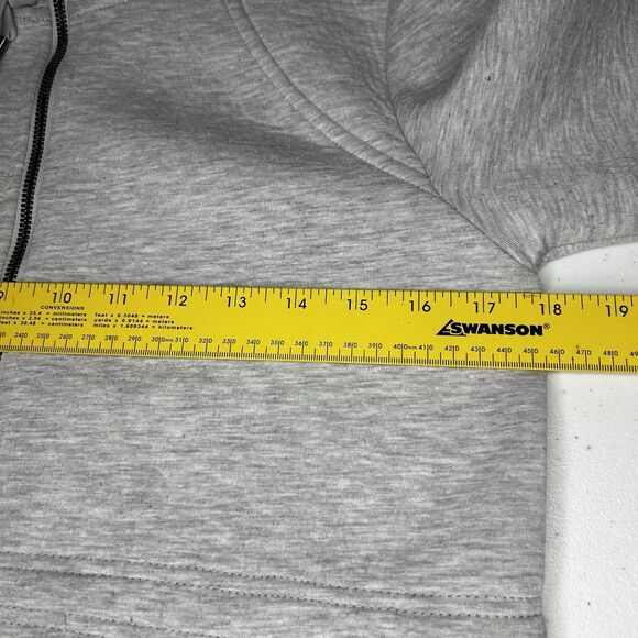 Betsey Johnson Performance Gray Full Zip Hoodie Sweatshirt Women’s Size Small - Picture 5 of 6